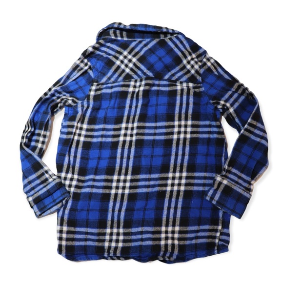 Black & Blue Weatherproof Plaid Button Up - Picture 2 of 5